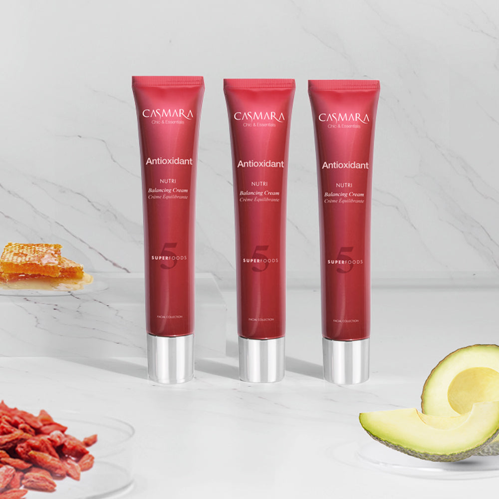 Crema antioxidante nutritiva y equilibrante