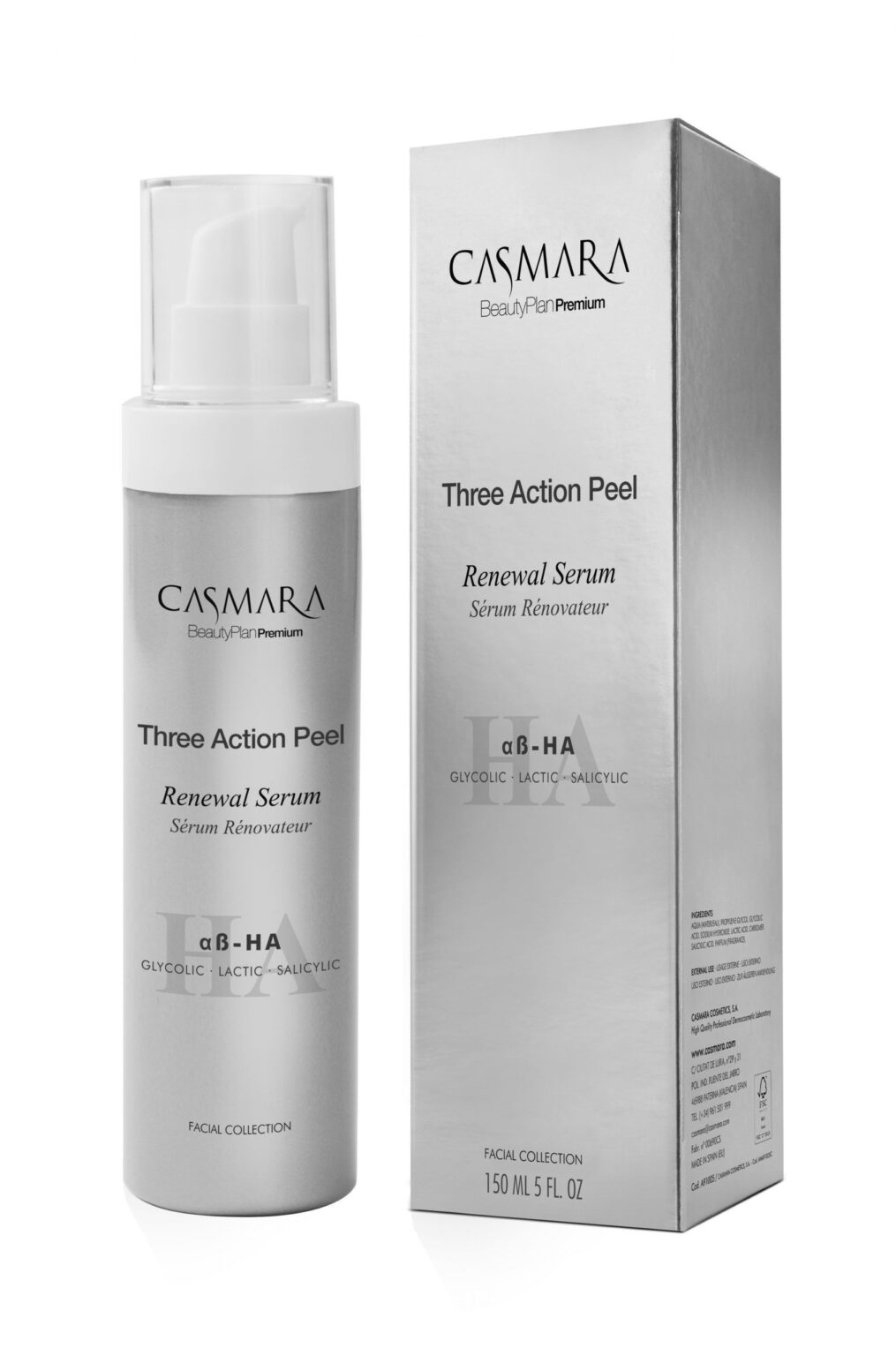 Peeling de tres acciones